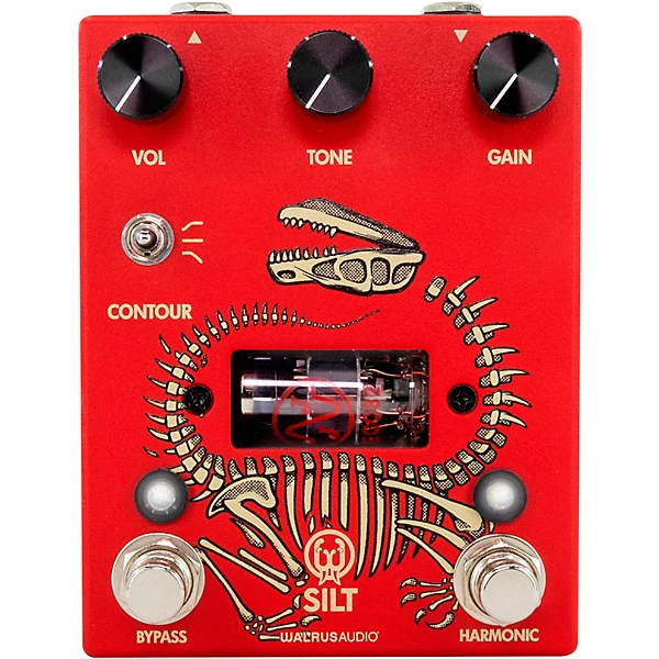 Walrus Audio Silt Harmonic Tube Fuzz Effects Pedal Red