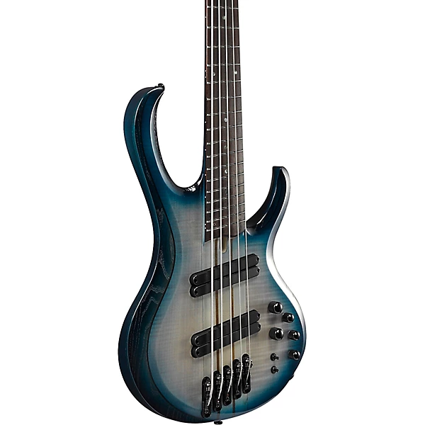 Ibanez BTB705LM 5-String Multi-Scale Electric Bass Guitar Cosmic Blue Starburst Low Gloss 10 Ibanez BTB705LM 5-String Multi-Scale Electric Bass Guitar Cosmic Blue Starburst Low Gloss