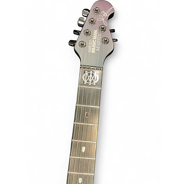 Used 2016 Ernie Ball Music Man John Petrucci Majesty 6 Arctic Dream Solid Body Electric Guitar 6 Used 2016 Ernie Ball Music Man John Petrucci Majesty 6 Arctic Dream Solid Body Electric Guitar