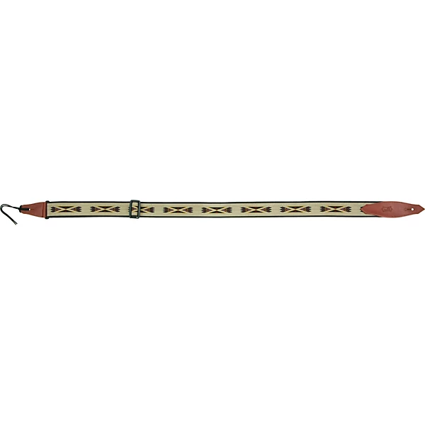 Levy's 2 Southwest Navajo Print Nylon Guitar Strap Tan
