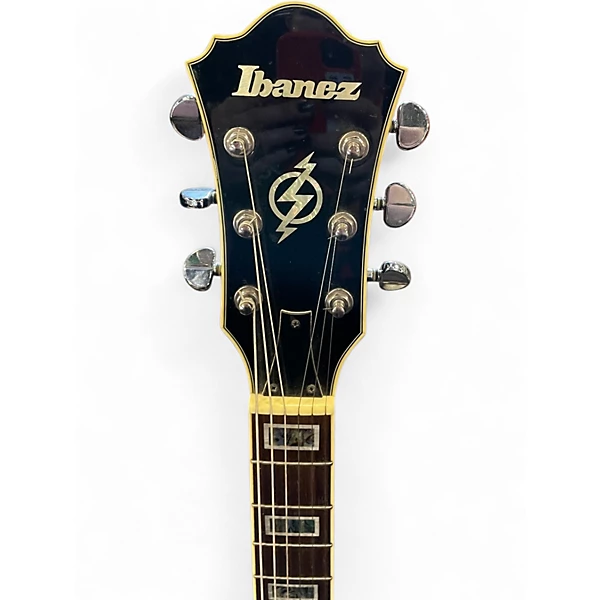 Used Ibanez AK85DVS1201 2 Color Sunburst Hollow Body Electric Guitar 6 Used Ibanez AK85DVS1201 2 Color Sunburst Hollow Body Electric Guitar