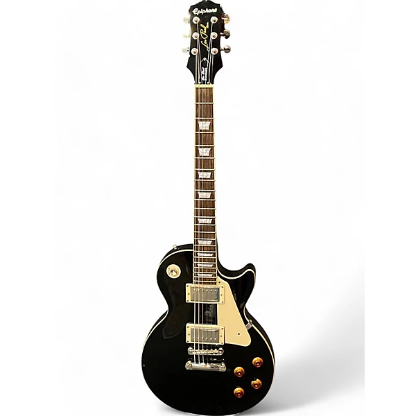 Used Epiphone Les Paul Standard Black Solid Body Electric Guitar