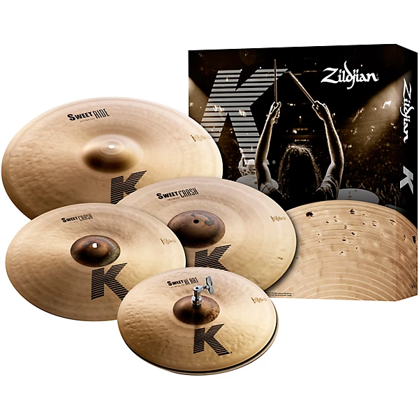 Zildjian K Sweet Cymbal Pack With Free 17 Crash