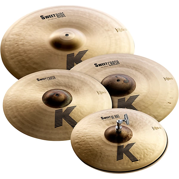 Zildjian K Sweet Cymbal Pack With Free 17 Crash 4 Zildjian K Sweet Cymbal Pack With Free 17 Crash