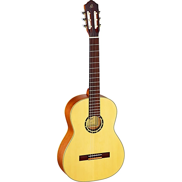 Ortega Family Series R121SN Full Size Slim Neck Classical Guitar Satin Natural 6 Ortega Family Series R121SN Full Size Slim Neck Classical Guitar Satin Natural