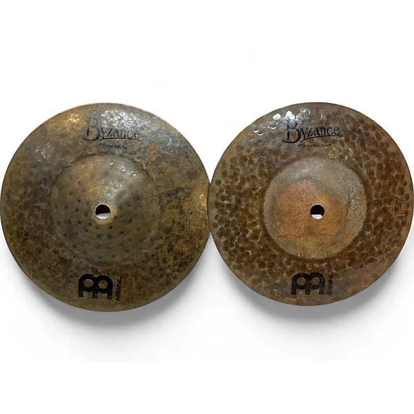 Used MEINL 8in byzance hi hats Cymbal