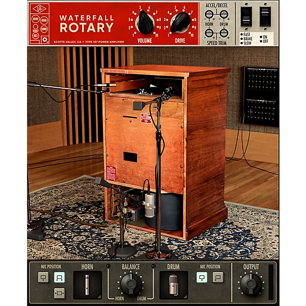 Universal Audio Waterfall Rotary Speaker - UADx Plug-In (Mac/Windows)