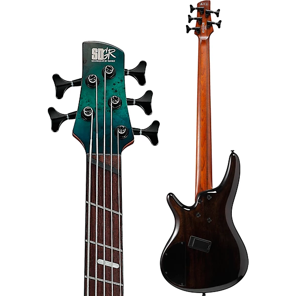 Ibanez Bass Workshop SRMS805 Multi-Scale 5-String Electric Bass Tropical Seafloor 8 Ibanez Bass Workshop SRMS805 Multi-Scale 5-String Electric Bass Tropical Seafloor