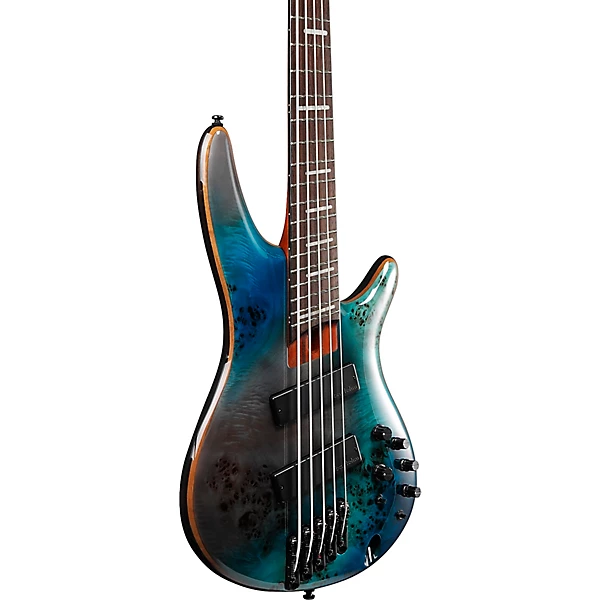 Ibanez Bass Workshop SRMS805 Multi-Scale 5-String Electric Bass Tropical Seafloor 10 Ibanez Bass Workshop SRMS805 Multi-Scale 5-String Electric Bass Tropical Seafloor