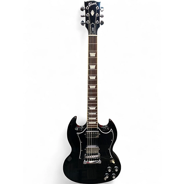 Used Gibson SG Standard Black Solid Body Electric Guitar