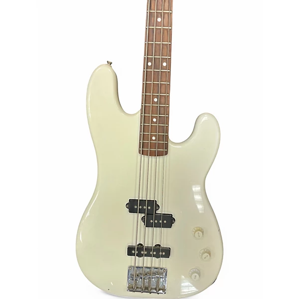 Used Kingston P BASS STYLEClassic White Electric Bass Guitar 4 Used Kingston P BASS STYLEClassic White Electric Bass Guitar