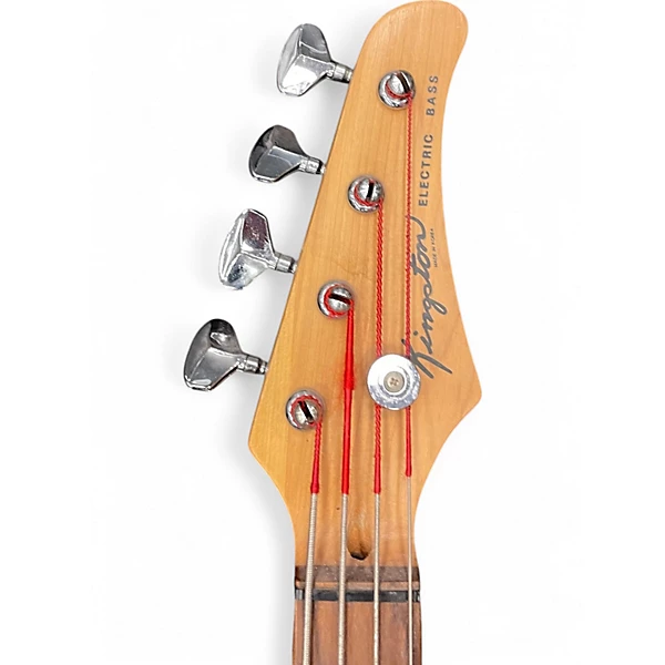Used Kingston P BASS STYLEClassic White Electric Bass Guitar 6 Used Kingston P BASS STYLEClassic White Electric Bass Guitar
