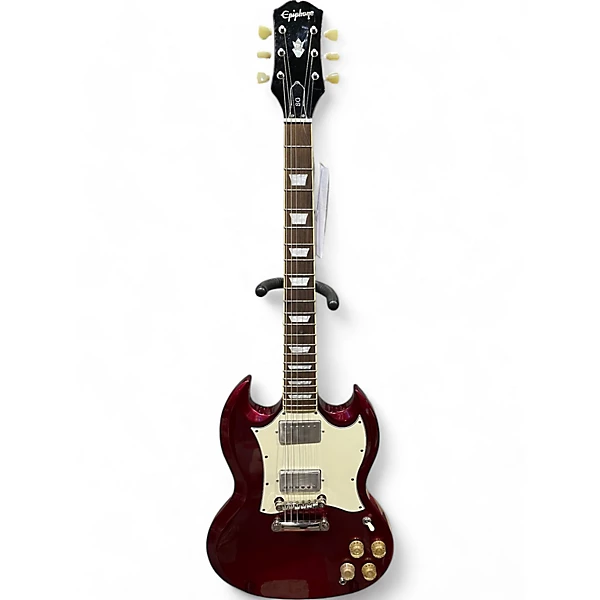 Used Epiphone SG Traditional ProRed Sparkle Solid Body Electric Guitar