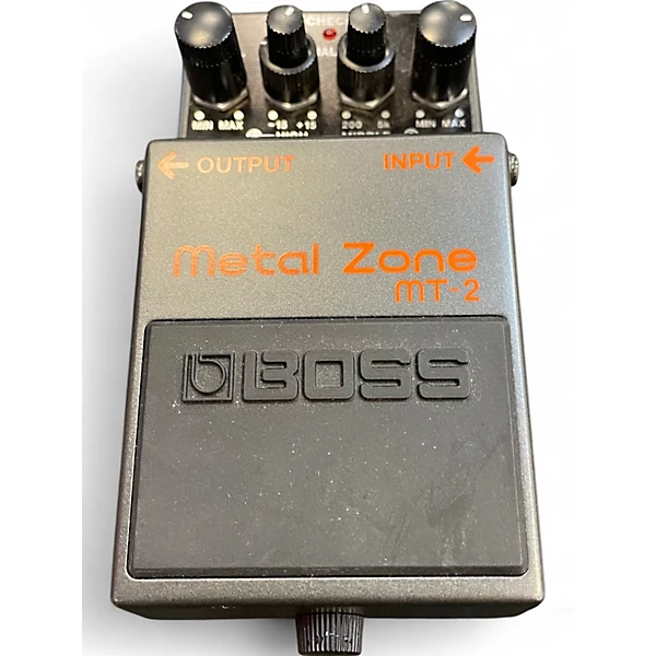 Used BOSS MT2 Metal Zone Distortion Effect Pedal