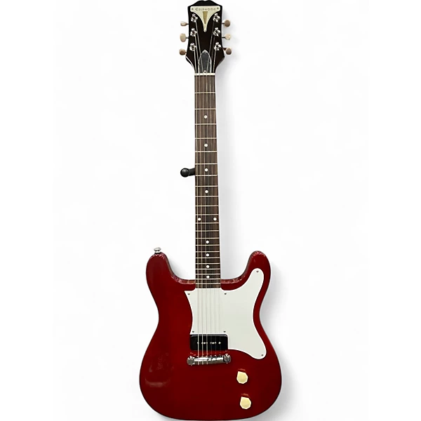 Used Epiphone Coronet USA Candy Apple Red Solid Body Electric Guitar