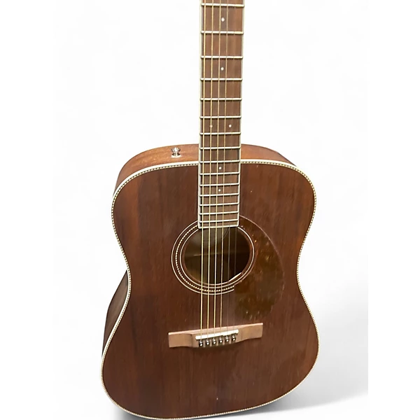 Used Fender Paramount PM-1 Standard Dreadnought Vintage Natural Acoustic Electric Guitar 4 Used Fender Paramount PM-1 Standard Dreadnought Vintage Natural Acoustic Electric Guitar