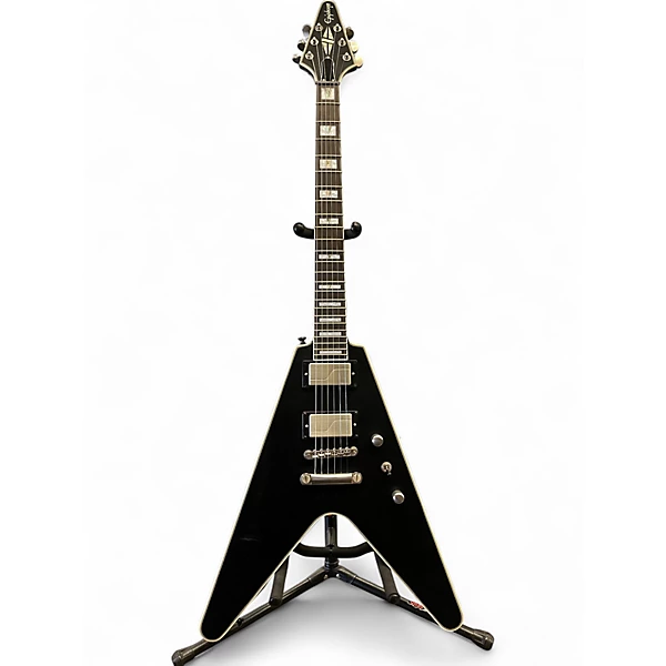 Used Epiphone FLYING V PROPHECY Satin Black Solid Body Electric Guitar