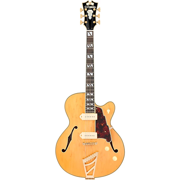 D'Angelico Deluxe 59 Hollowbody Electric Guitar Satin Honey 6 D'Angelico Deluxe 59 Hollowbody Electric Guitar Satin Honey