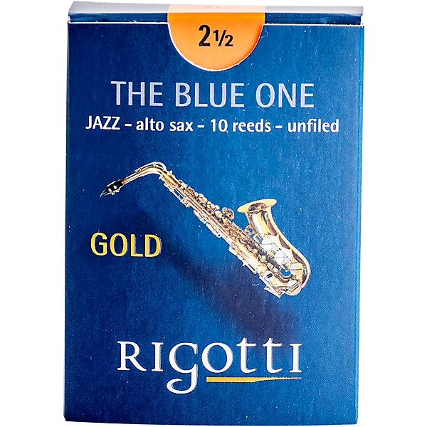 Rigotti Gold Alto Saxophone Reeds 2.5 Light