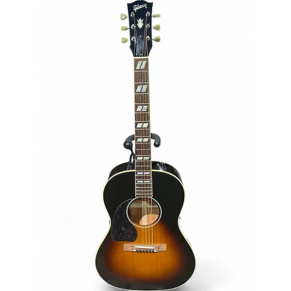 Used Gibson LG2 WESTERN LEFT HANDED Vintage Sunburst Acoustic Guitar