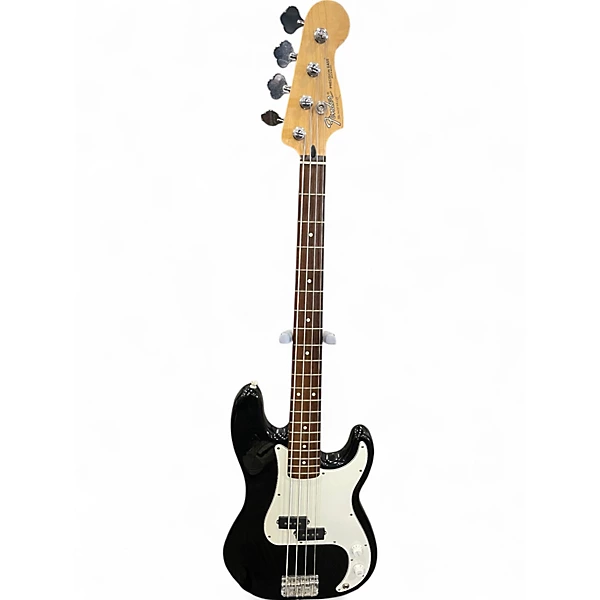 Used Fender Player Precision Bass Black Electric Bass Guitar