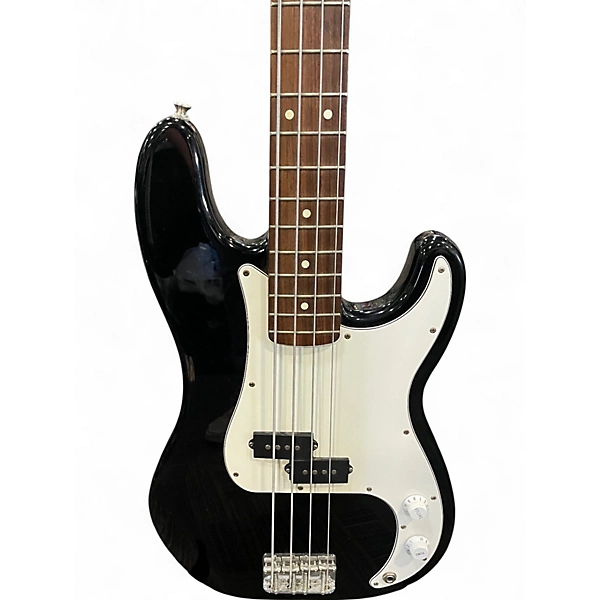 Used Fender Player Precision Bass Black Electric Bass Guitar 4 Used Fender Player Precision Bass Black Electric Bass Guitar