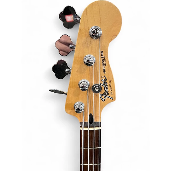 Used Fender Player Precision Bass Black Electric Bass Guitar 6 Used Fender Player Precision Bass Black Electric Bass Guitar