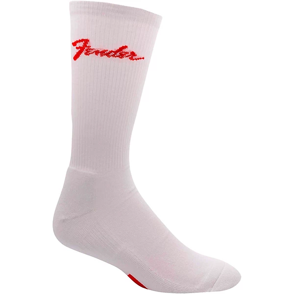 Perri's Fender Stompsocks with Toe Tap Technology White/Red