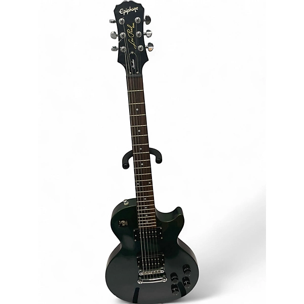 Used 2007 Epiphone Les Paul Studio Custom Chameleon Green Solid Body Electric Guitar