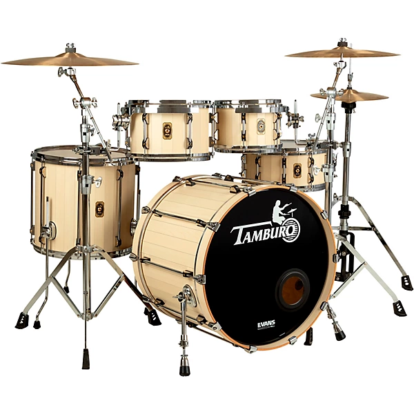 TAMBURO Opera Series 5-Piece Stave-Wood Shell Pack With 22 Bass Drum Maple
