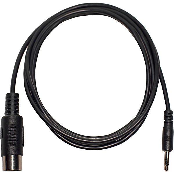 1010music 4 ft MIDI Cable3.5mm TRS to 5 pin DIN