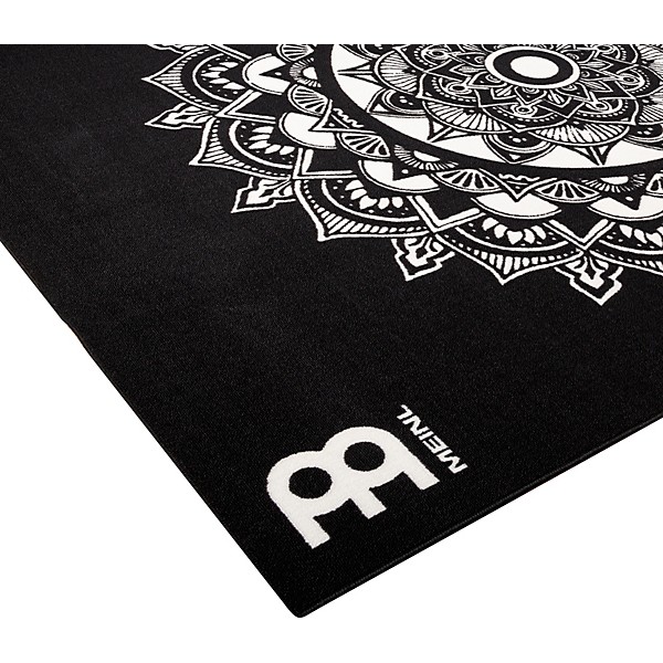 MEINL Mandala Print Drum Rug 63 in. x Black 78 in. 4 MEINL Mandala Print Drum Rug 63 in. x Black 78 in.