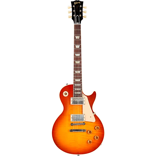 Gibson Custom Murphy Lab 1959 Les Paul Standard Reissue Ultra Light Aged Electric Guitar Sunrise Tea Burst 6 Gibson Custom Murphy Lab 1959 Les Paul Standard Reissue Ultra Light Aged Electric Guitar Sunrise Tea Burst