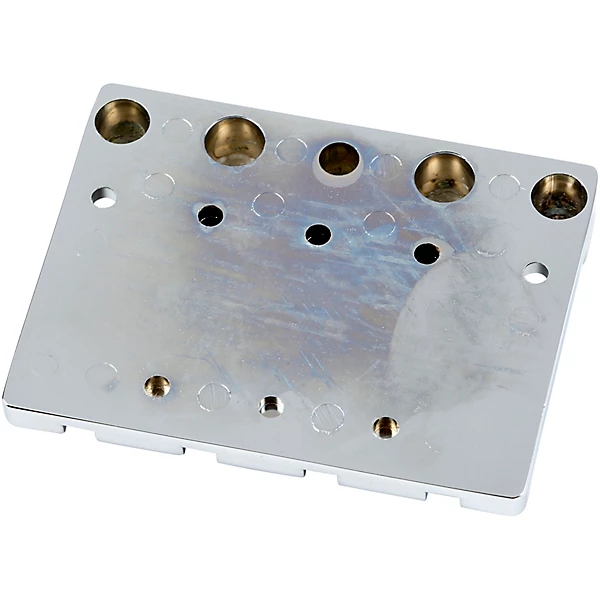 Fender HiMass 4-String Bass Bridge Assembly With Zinc Saddles Chrome 4 Fender HiMass 4-String Bass Bridge Assembly With Zinc Saddles Chrome