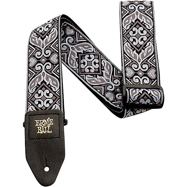 Ernie Ball Jacquard Polypro Guitar Strap Tribal Silver