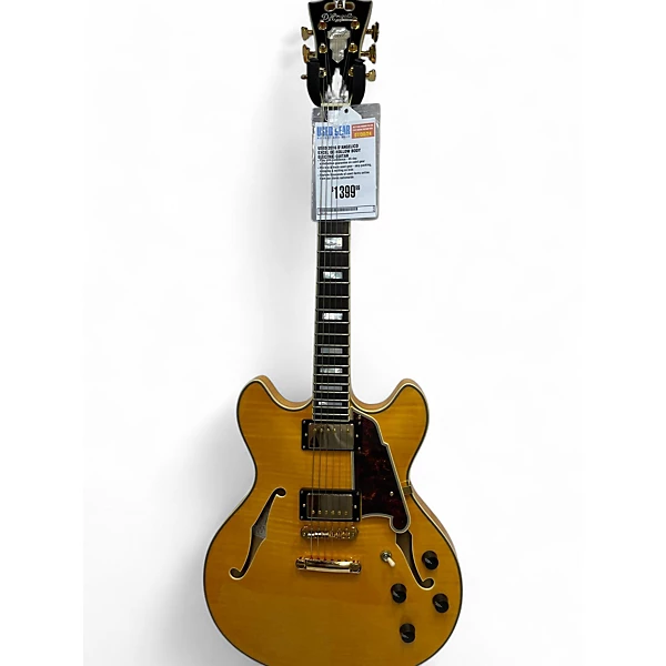 Used 2016 D'Angelico EXCEL DC Trans Blonde Hollow Body Electric Guitar