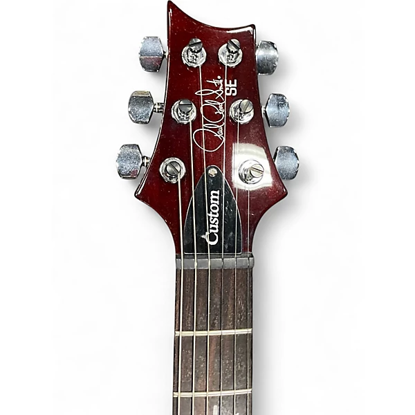 Used PRS SE Custom 24 SUN Solid Body Electric Guitar 6 Used PRS SE Custom 24 SUN Solid Body Electric Guitar