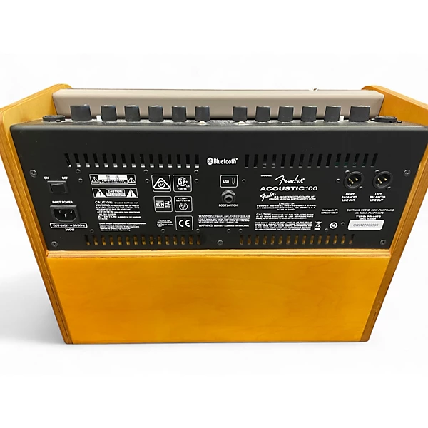 Used Fender acoustic 100 Acoustic Guitar Combo Amp 4 Used Fender acoustic 100 Acoustic Guitar Combo Amp