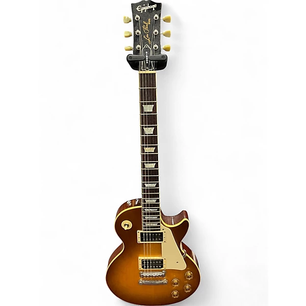 Used Epiphone Les Paul Standard Sunburst Solid Body Electric Guitar