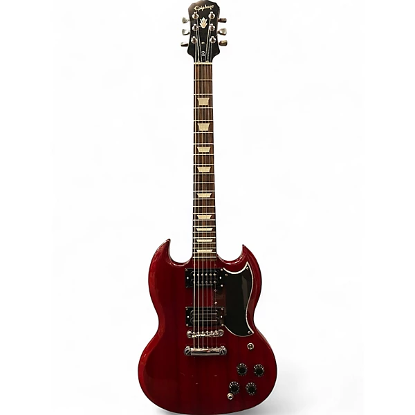 Used Epiphone G400 Red Solid Body Electric Guitar