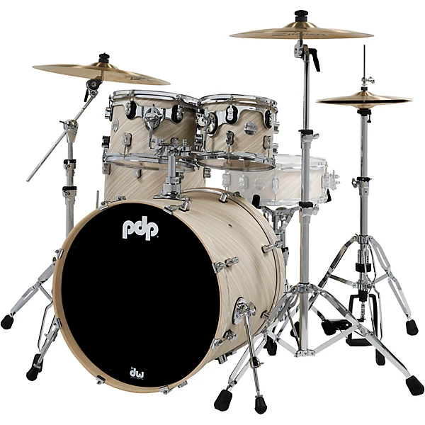 PDP by DW Concept Maple 4-Piece Shell Pack With Chrome Hardware Twisted Ivory 6 PDP by DW Concept Maple 4-Piece Shell Pack With Chrome Hardware Twisted Ivory
