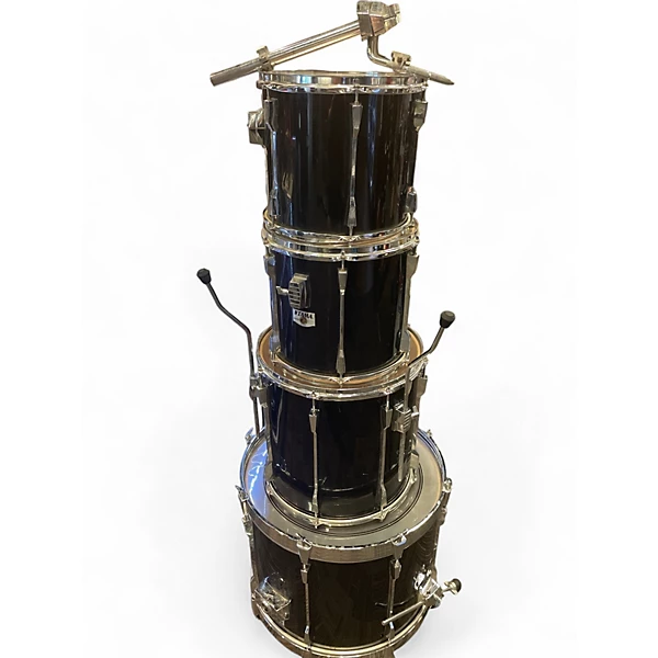 Used TAMA 4 Piece Rockstar Black Drum Kit