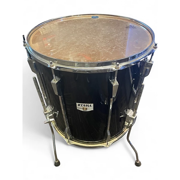 Used TAMA 4 Piece Rockstar Black Drum Kit 8 Used TAMA 4 Piece Rockstar Black Drum Kit