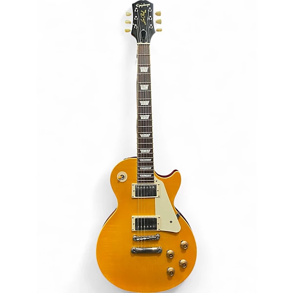 Used Epiphone 1959 Reissue Les Paul Standard Lemonburst Solid Body Electric Guitar