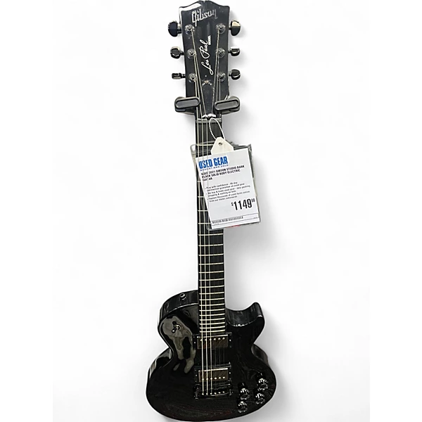 Used 2021 Gibson STUDIO DARK Black Solid Body Electric Guitar