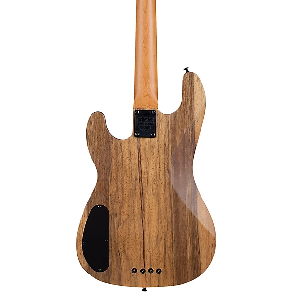 Schecter Guitar Research Model T Exotic Ziricote 4 Electric Bass Natural Satin 4 Schecter Guitar Research Model T Exotic Ziricote 4 Electric Bass Natural Satin