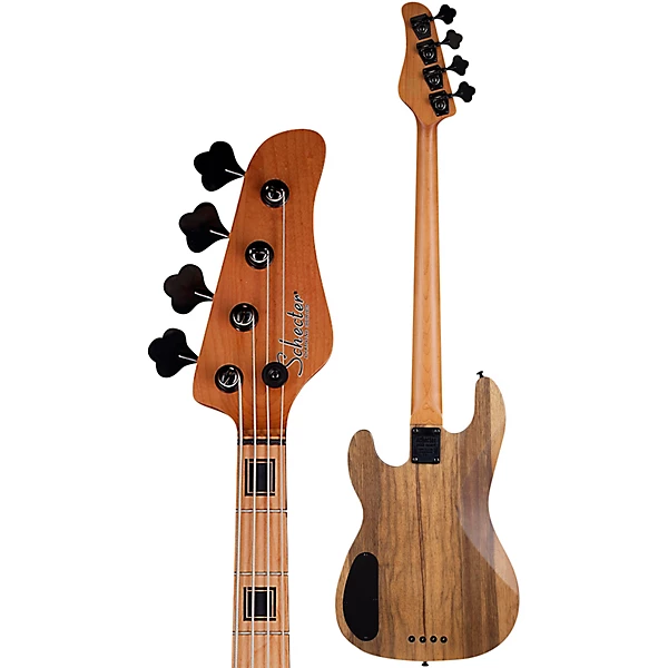 Schecter Guitar Research Model T Exotic Ziricote 4 Electric Bass Natural Satin 8 Schecter Guitar Research Model T Exotic Ziricote 4 Electric Bass Natural Satin