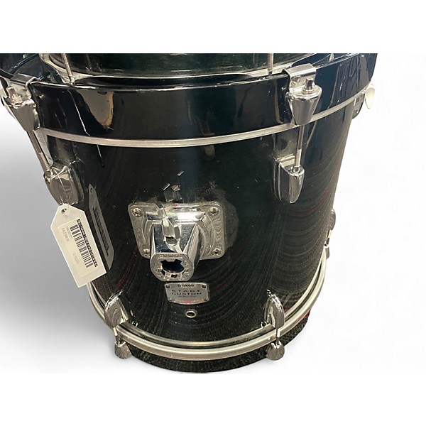 Used Yamaha 3 Piece Stage Custom Black Drum Kit 4 Used Yamaha 3 Piece Stage Custom Black Drum Kit