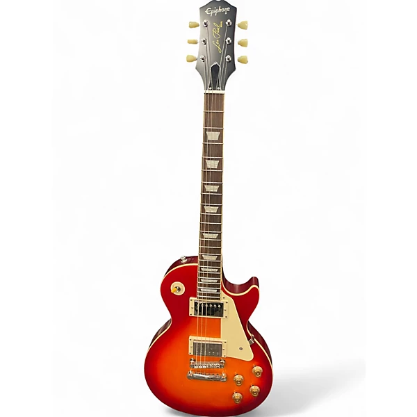 Used Epiphone 1959 Reissue Les Paul Standard Cherry Sunburst Solid Body Electric Guitar