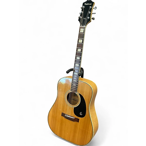 Used 1970s Epiphone FT-150 Blonde Acoustic Guitar